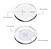 ChuangYan lacy-wc Wireless Charger Charging Pad for Samsung Note 8, S8/S8 Plus/S7/S7 Edge/S6, Apple iPhone 8/8 Plus, iPhone X, Nexus 7/6/5/4(2013), Nokia Lumia 920, LG Optimus Vu2, and More (White)