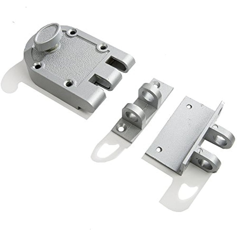 Guard Security Heavy Duty Jimmy Proof Deadbolt Door Lock Silver Single