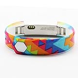 HONECUMI Colorful Replacement Classic Accessory Band with Metal Clasp for Fitbi...