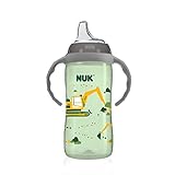 NUK Large Learner Sippy Cup, Green Tractor Designs, 10 Ounce (Packaging may vary)