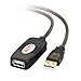USB Extension Cable, WEme Active USB 2.0 Extender Repeater Type A Male to Female Data Cord 16Feet 5Meters with Built in Signal Booster Chip for Webcam, Game Console, Scanners, USB Peripheral Devices