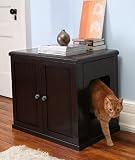 THE REFINED FELINE Refined Litter Box, Large, Espresso