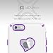 iPhone 6S Case, Vena [vLove] Heart-Shape Rear Window Dual Layer Hybrid Bumper Cover for Apple iPhone 6 2014 / 6S 2015 (4.7