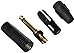 Neutrik NP2X-B 1/4" Professional Phone Plug, Black Shell with Gold Contacts primary