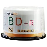 XtremPro BD-R 6X 25GB 135Min Blu-Ray 50 Pack Blank Discs In Spindle -
11053