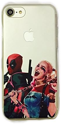 Phone Kandy Harley Quinn DC Comics Super Villian Hard Cover Suicide Squad Joker Deadpool/Shell/Case with Screen Guard - Prime (iPhone 7 or 8 Plus, Type #7)