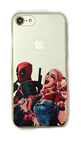 Phone Kandy Harley Quinn DC Comics Super Villian Hard Cover Suicide Squad Joker Deadpool/Shell/Case with Screen Guard - Prime (iPhone 7 or 8 Plus, Type #7)