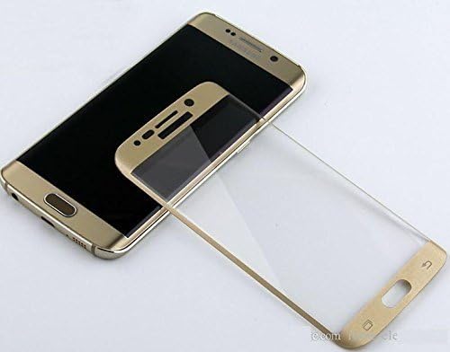 Aine Curved Edge 3D Full Display Coverage Screen Protector for Samsung Galaxy S6 Edge - Gold