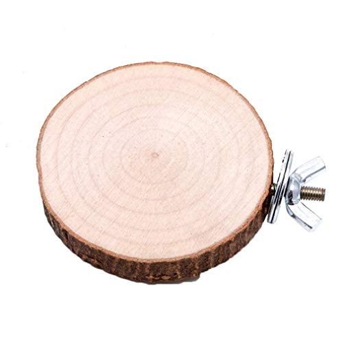 Prevue Hendryx Round Squirrel Parrot Bird Cage Perch Stand Platform Pet Bird Toy