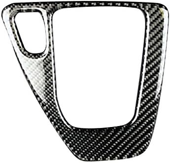 Jiasijieke Carbon Fiber Gear Shift Control Panel Cover Trim Car Accessory Decor Sticker for BMW 3 Series E90 E92 E93 2005-2012
