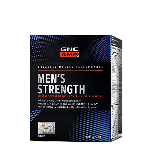 GNC AMP Mens Strength, 30 Packs