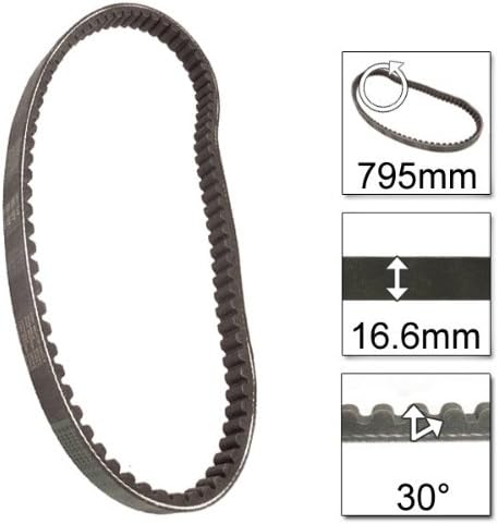 Drive Belt 795-16.6-30 for Aeon Cobra 50 [2000-2002]/Echo 50 [1999-2001] (#015)
