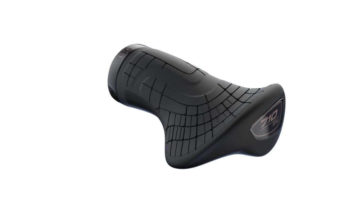 SQlab Unisex - 710 Short Bicycle Grips, Black, S