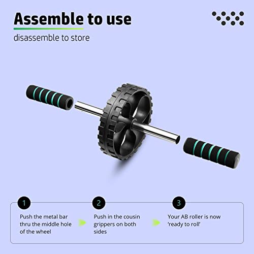 Fit2Live-Ab-Roller-Wheel-for-Home-Gym-Workout-Abdominal-Exercise-Equipment-for-Core-Strength-Training-and-Stomach-Tone-Arm-and-Oblique-Workout-Options-Fitness-Videos-Available-with-Free-App