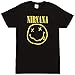 T-Shirt - Nirvana - Smile, Black, Med