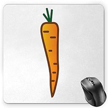 Amazon Com Bglkcs Green And Orange Mouse Pad Carrot Drawing