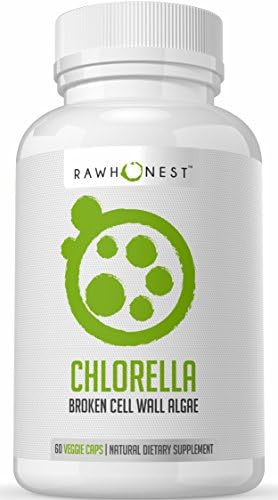 Chlorella Spirulina Tablets – Pure Broken Cell Wall Algae, Superfood, Natural &amp; Healthy New Formula, Immune System Booster, Enhances Metabolism – 60 Veggie Capsules