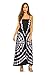 Riviera Sun 21611-BP-XL Strapless Tube Maxi Dress/Summer Dresses Black/Pink