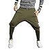 PRIJOUHE Men's Joggers, Sweatpants, Low Crotch Sweats Slim Fit Trousers Harem Hip Hop Pants