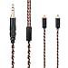 KBEAR MMCX 8 Core Earphone Cable Upgraded Single Crystal Copper and Silver Plated Copper Hybrid Braided Earphone Replacement Wire for Shure SE846 SE535 SE215 SE315 SE425 TIN T2 T3 P1 T4 (MMCX 3.5mm)