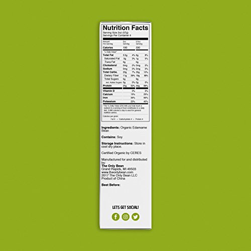 The Only Bean - Organic Edamame, Soy, Black Bean Spaghetti and Fettuccine Pasta, Gluten Free Noodles, 8oz (Variety Pack) (4 Pack)