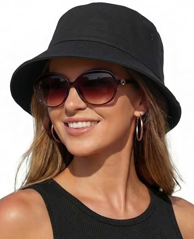 Michael Kors Mini Limonta Bucket Hat, Chocolate at Amazon Women's