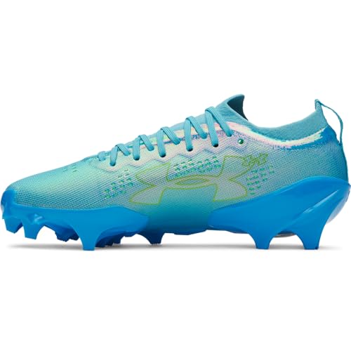 Under Armour Men's Blur Pro Football Cleats, (481) Fresco Blue/Capri/Hyper Gree…