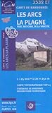 Image de Les Arcs, La Plagne Park France 1:25,000 (French Edition)