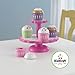 KidKraft Wooden Cupcake Stand with Cupcakes, Multicolor