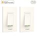 Koogeek Smart WiFi Light Switch for Apple HomeKit with Siri Remote Light Control Switch on 2.4Ghz Network No Hub Required Single Pole (2-Pack)