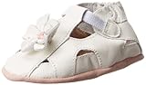 Robeez Pretty Pansy Soft Sole Sandal (Infant),White,0-6 Months M US Infant