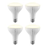 Sengled Smart LED Soft White BR30 Light Bulb, Hub Required, 2700K 65W Equivalent, Works with Alexa, Google Assistant & SmartThings, 4 Pack