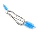 OULII Aquarium Water Hose Pipe Cleaning Brush, Flexible, Double Ended, Sky Blue