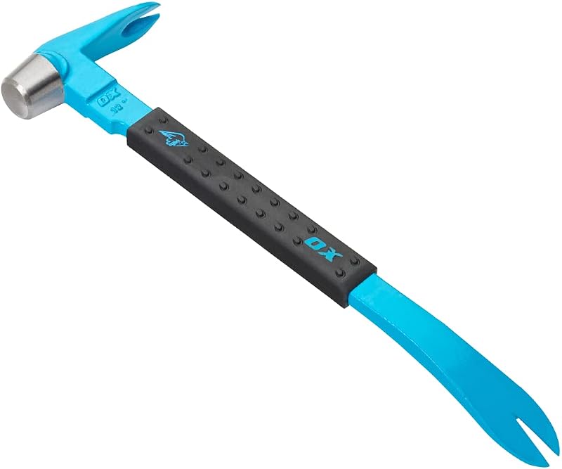 OX Tools Pro Claw Bar 12 inch 300mm Heavy Duty Pry Bar Demolition Tool