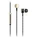 AUKEY Earbuds, In-Ear Headphones with Carbon Fiber Housing, Built-in Microphone and Remote for iPhone, Android Cell Phone, TV and More