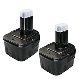 12 Volt 3.6Ah for Dewalt 12V Battery XRP DW9072 DC9071 DW9071 DE9037 DE9071 DE9072 DE9074 DE9075 152250-27 397745-01 dc727 Dewalt 12 volt Cordless Power Tool Replacement batteries 2 Pack