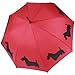San Francisco Umbrella Co, Red/Black Scottie Umbrella