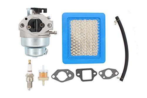 Carburetor Air Filter Tune-Up Kit For Honda HRZ216 HRB216 HRT216 HRR216 GCV160A HRS216 GCV160 GCV160LA GCV160LA0 GCV135 Engine Motor Husky Power Troy-Bilt Pressure Washer Lawnmower Poulan Mower