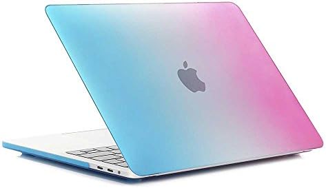 MacBook Pro 13 Case A1706 A1708, Rubberized Hard Case Shell Cover for Apple Macbook Pro 13 inch (2016 Release) with/without Touch Bar (Rainbow)