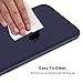 iPhone X Case, iPhone 10 Case, RANVOO Apple iPhone X Premium Flexible Soft Rubber Silicone Scratch Resistant Protective Cover Case for iPhone X Dark Blue