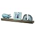 Rustic State Smith Wall Mount Wood Picture Ledge Photo Display - Kids Baby Nursery Room Bookshelf - Farmhouse Décor Floating Shelves - 30 Inch - Walnut - Set of 2
