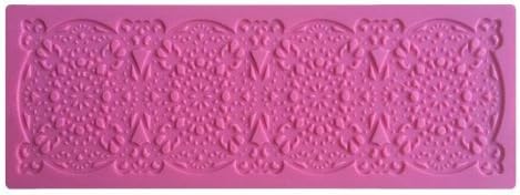 BakeArt Silicone Circular Pattern Lace Cake Decorating Mold, Decorating Tools, Cake Fondant Mold, Sugar Lace Cupcake Mat for Cake Decorating or Arts, Crafts Supplies
