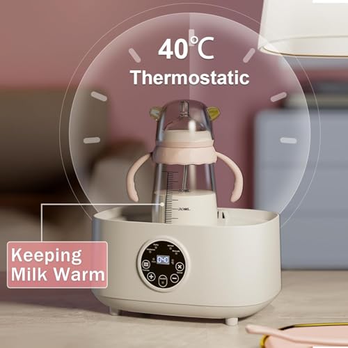 Bestbless Baby Bottle Sterilizer and Dryer, 5-in-1 Large Capacity Bottle Sanitizer and Dryer, 2 Layers Compact Baby Bottle Electric Steam Sterilizer and Dryer for Baby Bottles, Pacifiers, Pump Parts