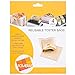 Non Stick Toaster Bags Reusable - Gluten Free Heat Resistant Easy to Clean Perfect for Sandwiches Pizza Slices Chicken Nuggets Panini Vegetables