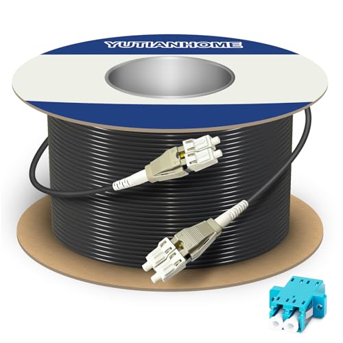 YUTIANHOME 50 Meters Uniboot OM3 Fiber LC to LC