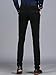 VEGORRS Men's Slim Fit Wrinkle-Free Casual Stretch Pants, Comfort Suit Pant Dress Trousers,Black Pants