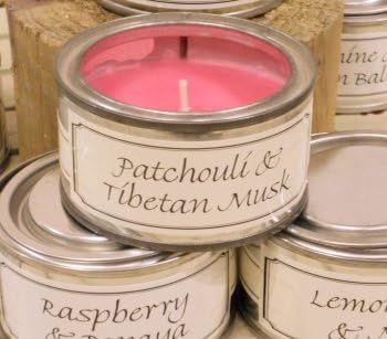 Pintail Candles Pintail Candle Filled Tin - Patchouli and Tibetan Musk