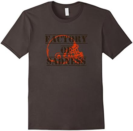 Mens Factory of Sadness Cleveland Ohio Football Tshirt XL Asphalt