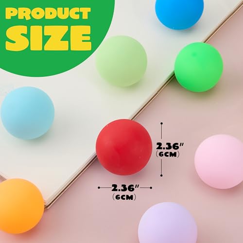 JOYIN - Pack of 9 Slow Recovery Stress Balls, Soft Sensory Toys for Adults, Manual Therapy Balls for Anxiety Management, Great for Gifts