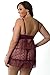 Velvet Kitten Pretty Plus Size Babydoll 512156Q 1X Wine